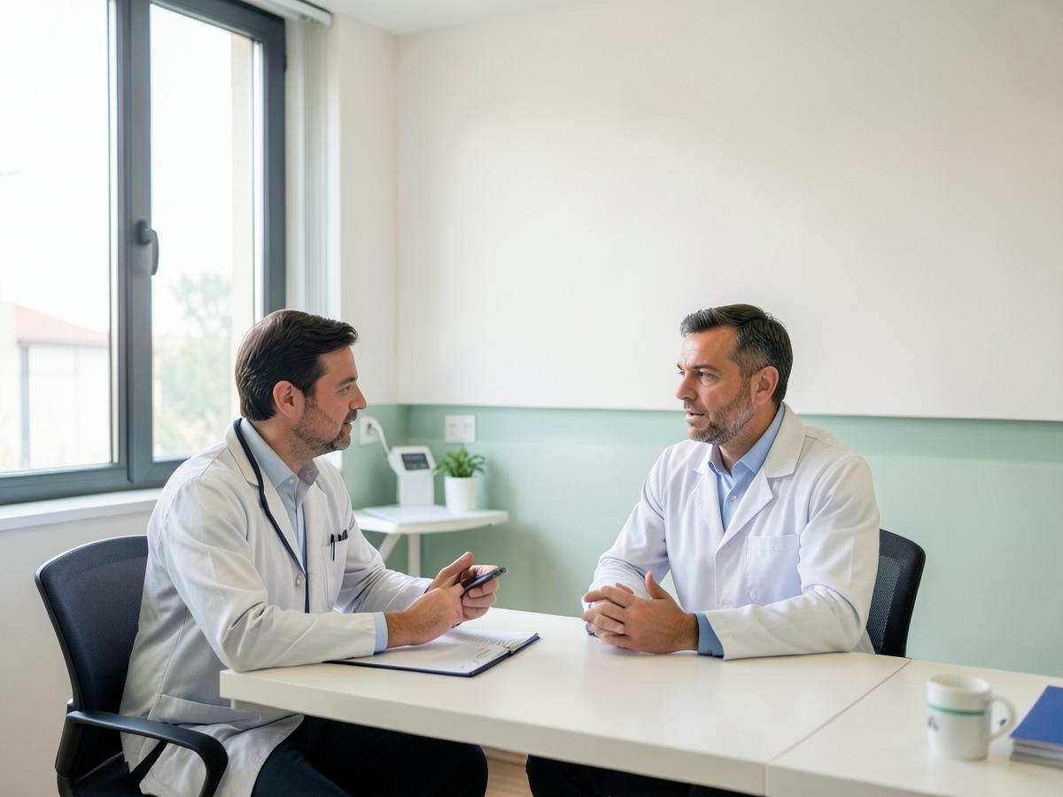 Professionisti della sanità privata durante un confronto